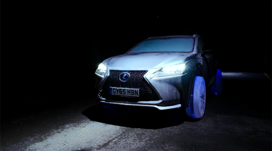 Cool Runnings: Lexus produces car with tires made of ice