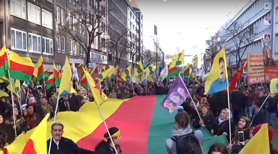 Thousands in Germany protest Turkish crackdown on Kurds (VIDEO)