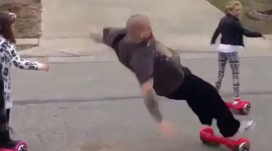 Gift gaffes: Best Hoverboard wipeouts of the season