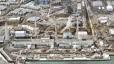 General aerial view of Tokyo Electric Power Co. (TEPCO)'s tsunami-crippled Fukushima Daiichi nuclear power plant in Fukushima prefecture. © Kyodo 