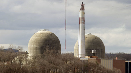 The Indian Point Nuclear Power Plant on the banks of the Hudson River in Buchanan, NY. © Don Emmert