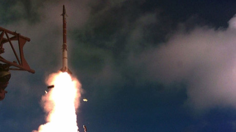 A test of a new Israeli air defense system, David’s Sling Weapon System. © Israel's Ministry of Defense