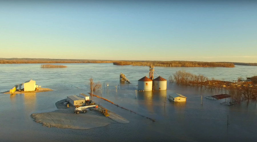Waterworld: Drone captures historic Missouri flooding and damage