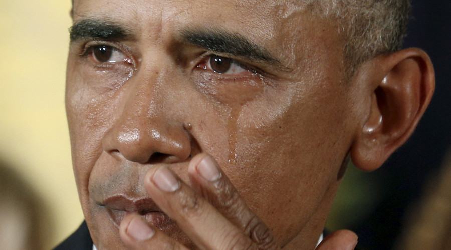 ’I’d check the podium for onions’: Fox pundit questions Obama’s ‘raw’ emotions