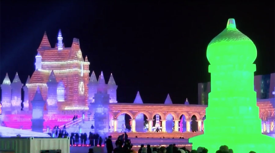Frozen fairytale: Magical Ice & Snow Festival kicks off in China (PHOTOS, VIDEO)