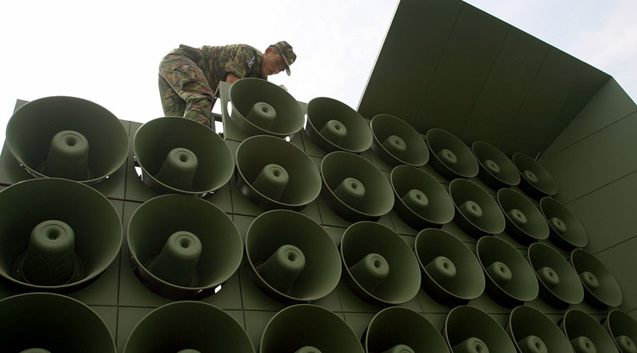 South Korea to restart propaganda loudspeakers on North's border