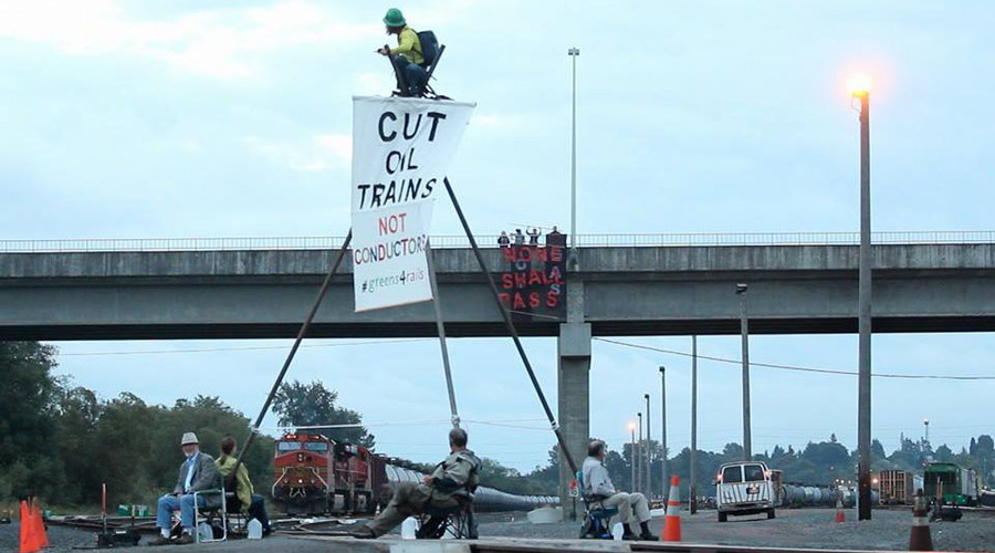 Climate change on trial in case of Delta 5 oil train protesters