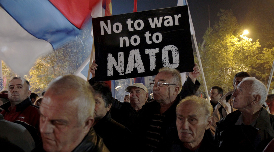 Out of NATO? Thousands call for membership referendum in Montenegro, opposition says