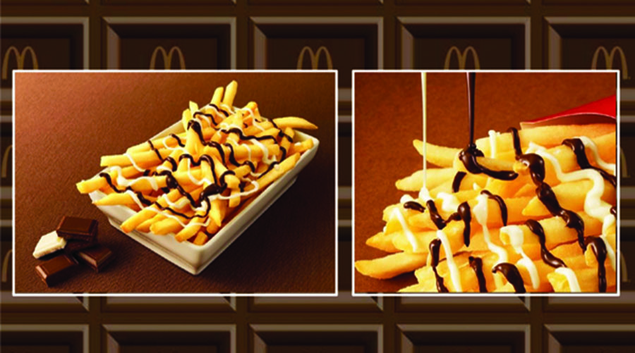 McDonald’s Japan intros chocolate-covered fries
