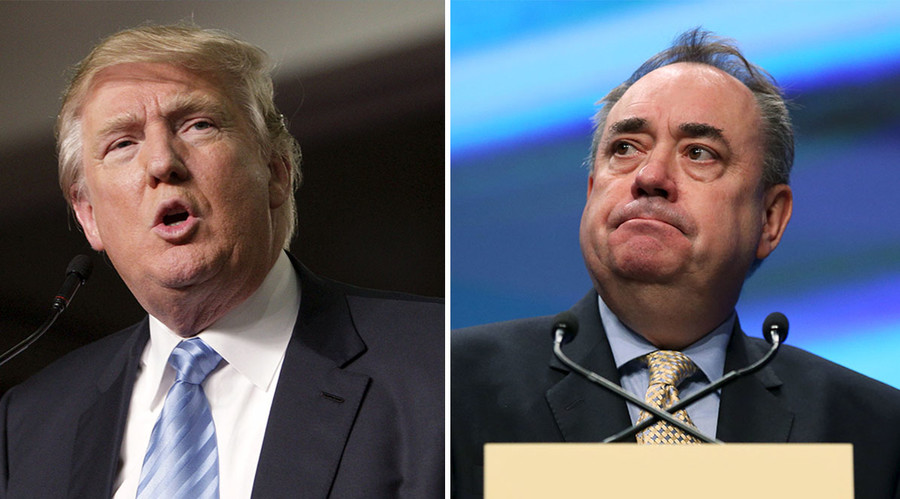 ‘Donald Trump is too chicken to debate,’ says Alex Salmond