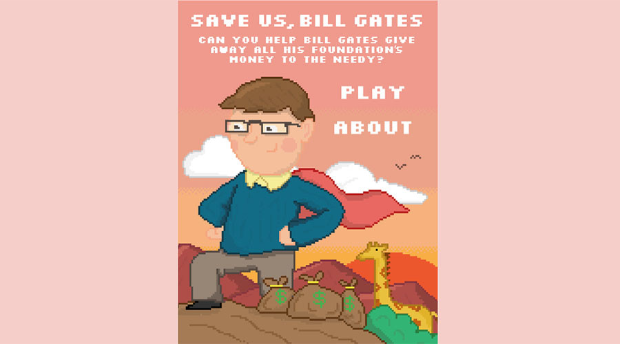‘Save us Bill Gates!’ Satirical video game slams billionaire’s philanthropy