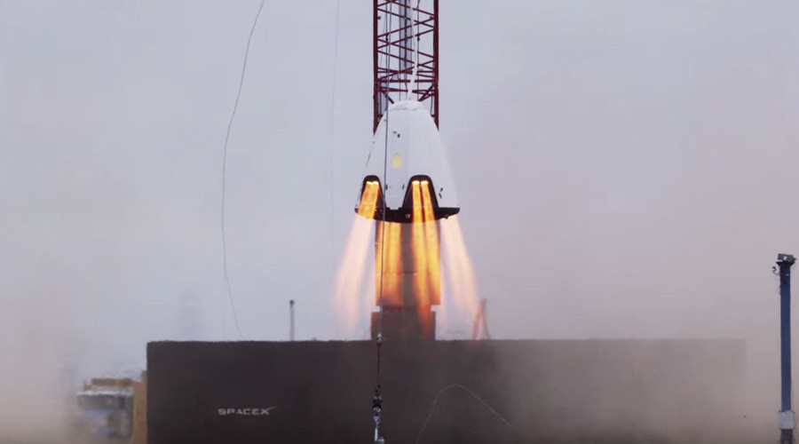 SpaceX tests SuperDraco thrusters designed for parachute-less landing (VIDEO)