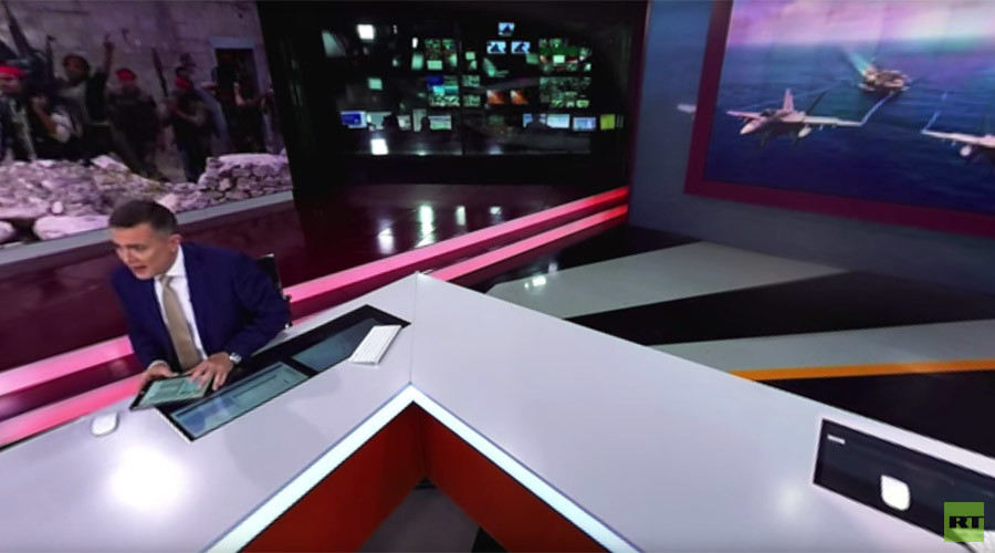 RT your way: Take a 360-degree look at how TV news is made (EXCLUSIVE VIDEO)