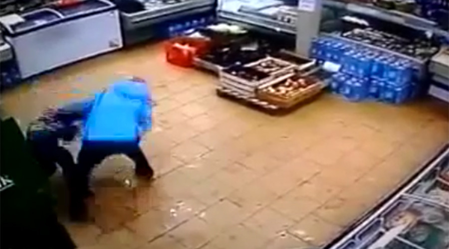 Monster mommy: Woman brutally beats 6yo in bank card rage, flings several feet away (GRAPHIC VIDEO)