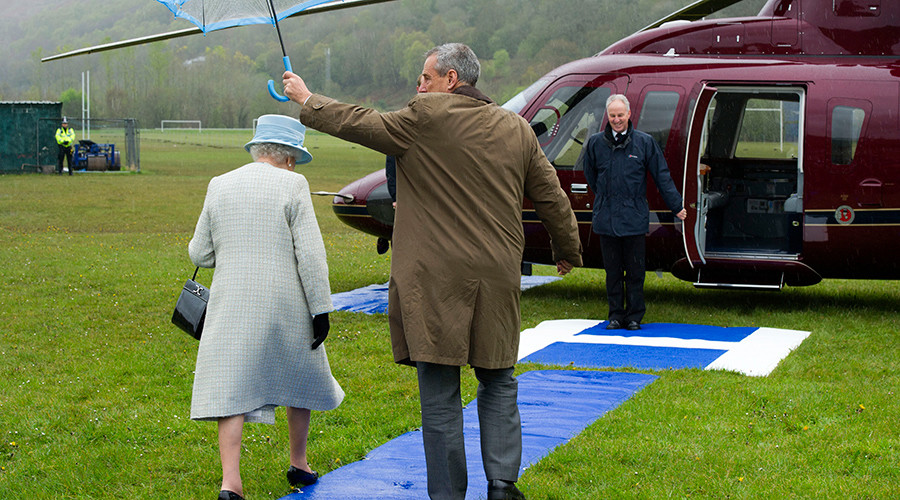 The Queen’s chopper: Her Majesty is recruiting a new helicopter pilot
