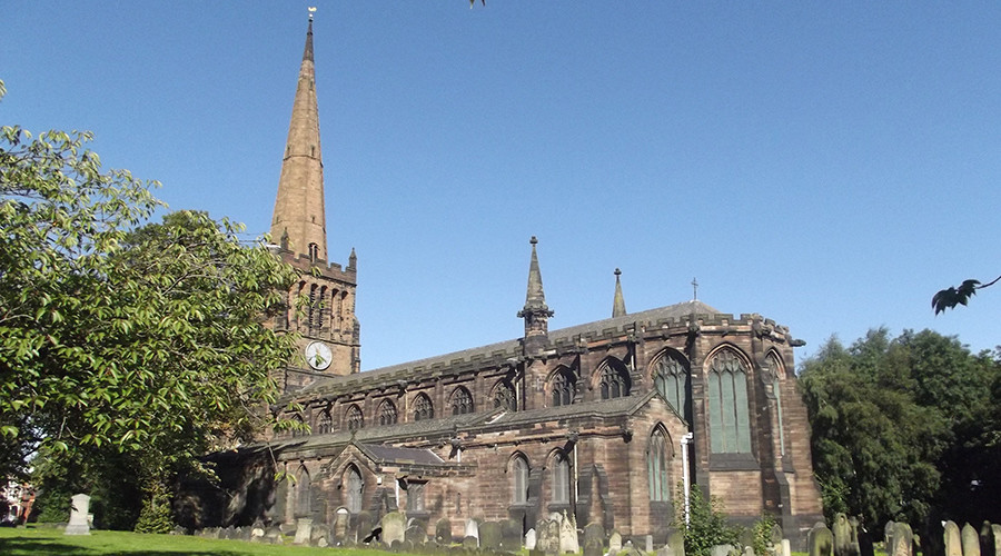 Police probe porn star’s hardcore film that defiles 137yo Warwickshire church