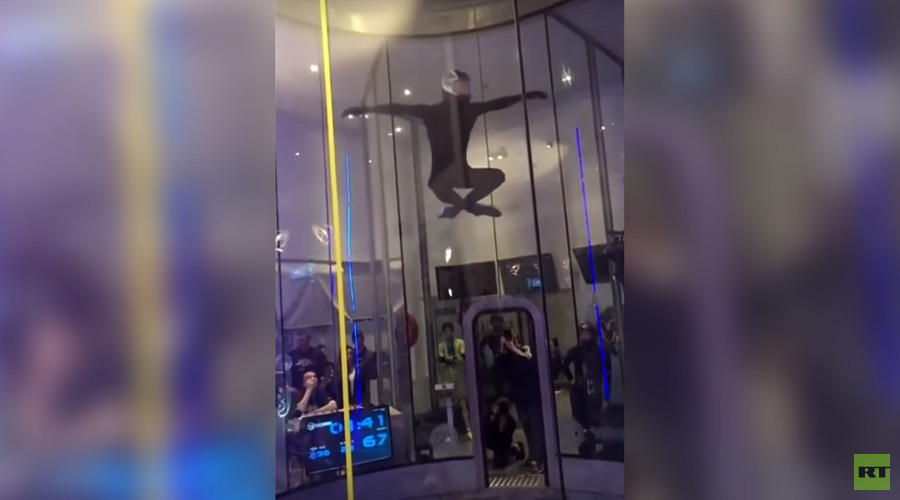 Watch Russian wind tunnel champion, Polish 16yo athlete do mind-blowing dances mid-air (VIDEO)