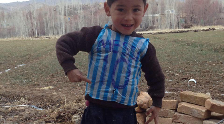 Messi mystery solved: Young boy in plastic bag jersey found