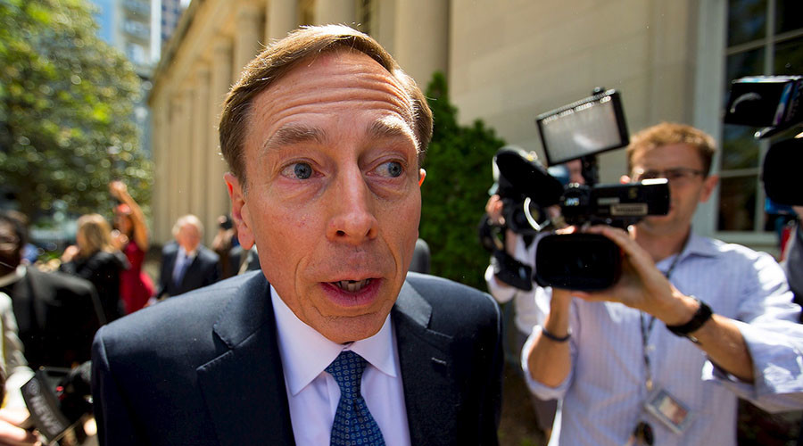 No more punishment for disgraced Gen. Petraeus, CIA chief who leaked state secrets