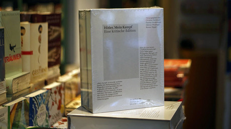 Copies of the book 'Hitler, Mein Kampf. A Critical Edition' are displayed in a bookshop in Munich, Germany January 8, 2016. © Michael Dalde