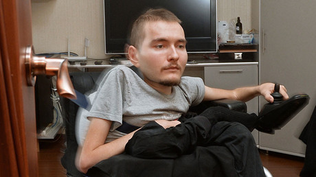 Russian Valery Spiridonov who agreed to the world's first operation on human head transplant is in his apartment in Vladimir. © Kirill Kallinikov