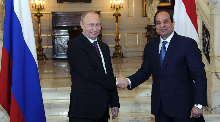 Egypt seeks free trade zone with Russia