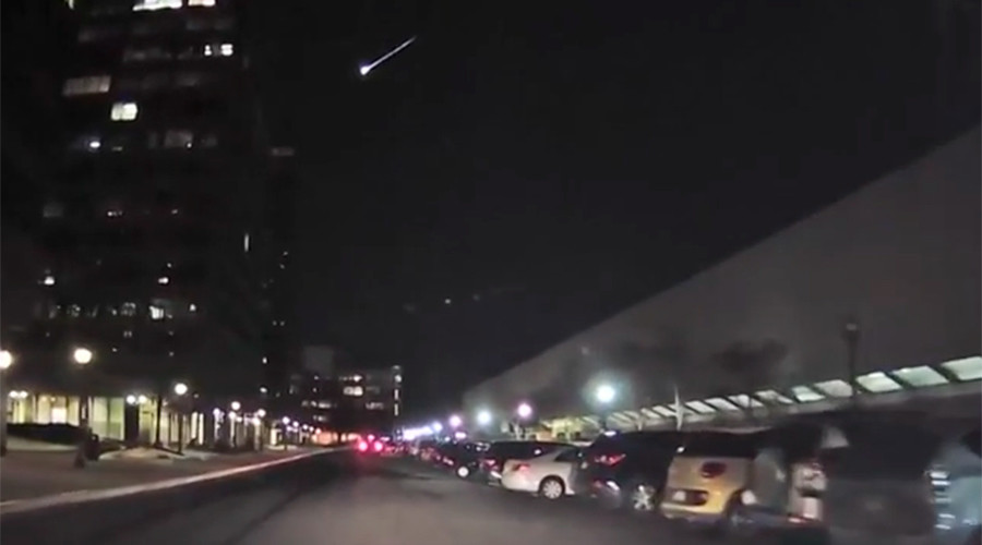 Dashcam captures fireball over DC (VIDEO)