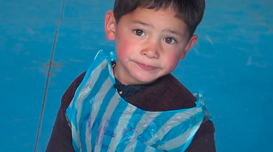 ‘Biggest fan’: 5yo Afghan boy with plastic bag jersey may soon meet Lionel Messi (VIDEO)