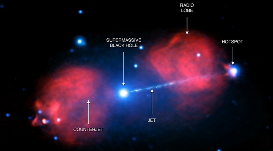 Death Star: Supermassive black hole blast travels 300,000 light years (PHOTO)