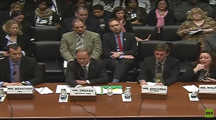 'Not some Third World country': Anger and blame at Flint water hearing in Congress