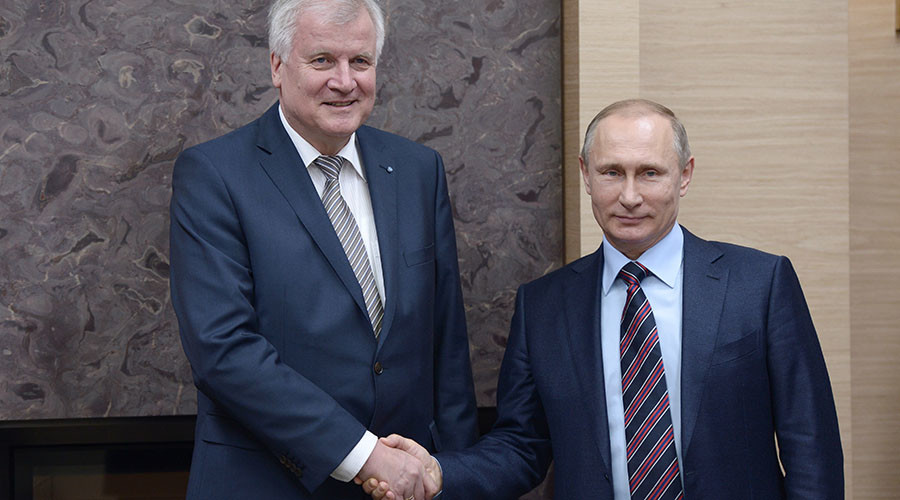 Merkel’s coalition rival urges dismantling of anti-Russia sanctions after visiting Putin