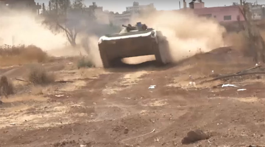 Syrian army makes gains in Daraa with local militia support (VIDEO)