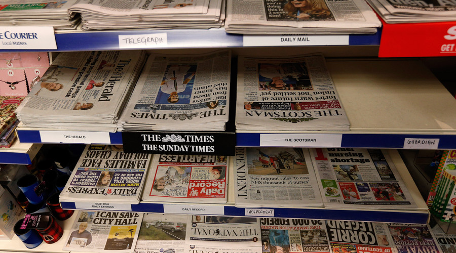 ‘Most right-wing in Europe’: British media lambasted in YouGov poll