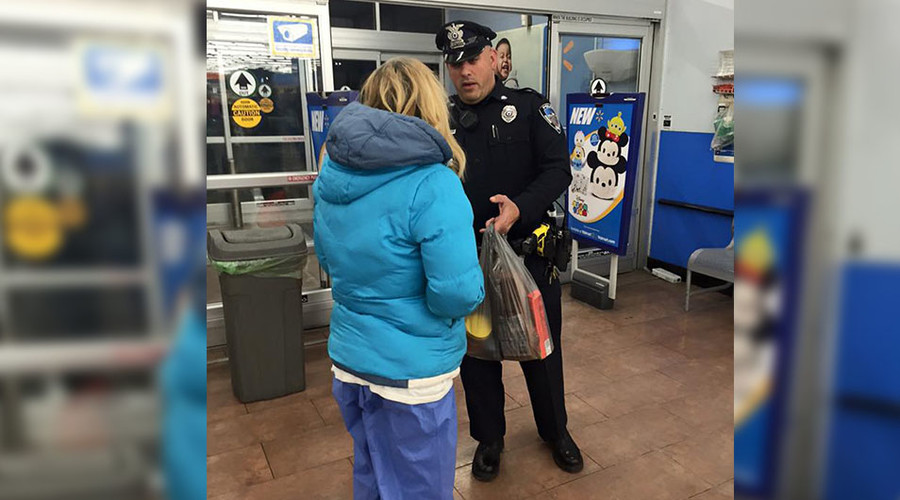Mass. cop helps homeless woman survive snowstorm