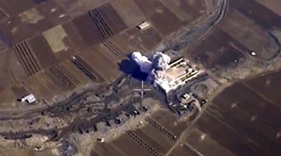 French TV uses Russian airstrikes video while reporting on US-led coalition successes in Syria