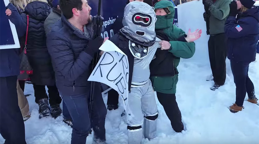 'Robot Rubio' brigade says they were roughed up by Rubio campaign staff