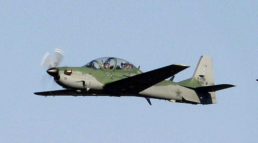 Indonesian training jet Super Tucano crashes onto residential area (PHOTOS)