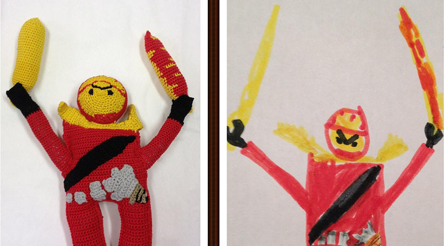 Toy Story: Kids’ fantastic drawings transformed into bizarre stuffed dolls