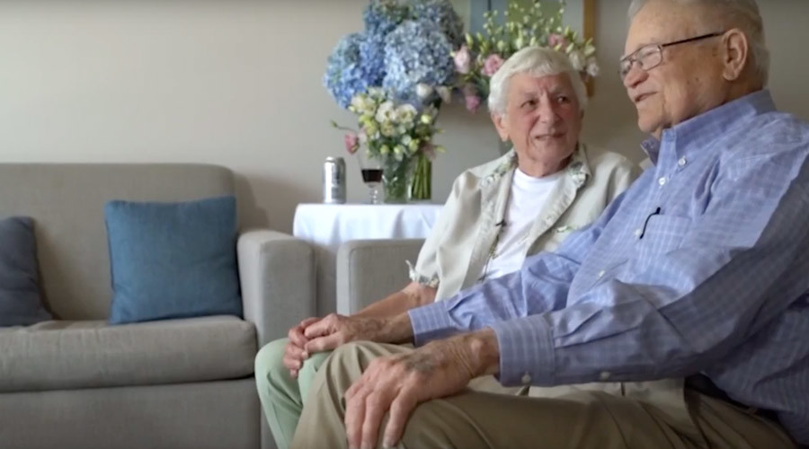 Long lost lovers defy the odds to reunite after 70 years apart (VIDEO)
