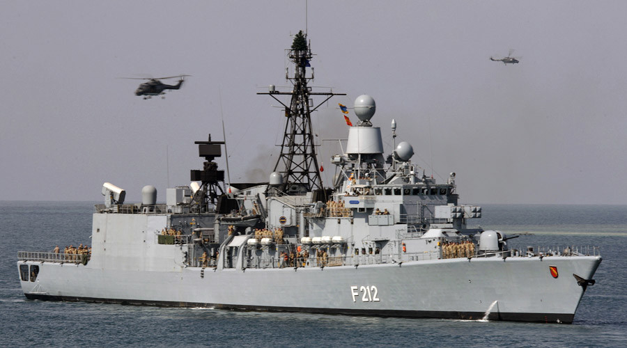 NATO sends warships to Aegean Sea to combat migrant trafficking