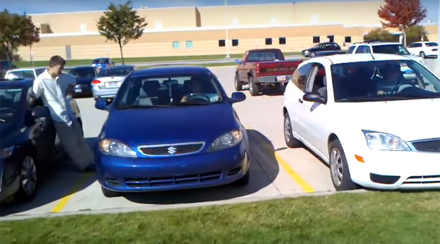 Perfect car-mony: Watch students sync horns to play a song
