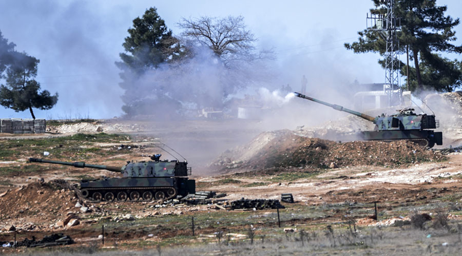 Turkey shells Kurdish forces in Syria for 4th successive day