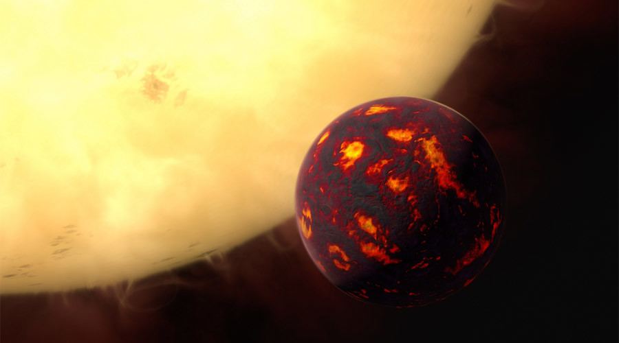 Astronomers sample atmosphere on super-Earth for the first time