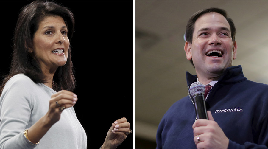 South Carolina Gov. Nikki Haley endorses Marco Rubio for president