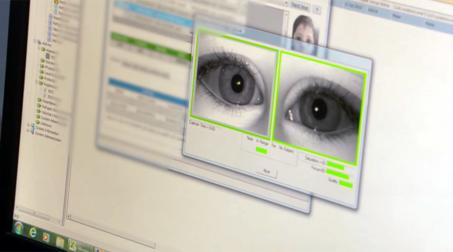 Iris scan tech sees refugees in Jordan receive food assistance in blink of an eye