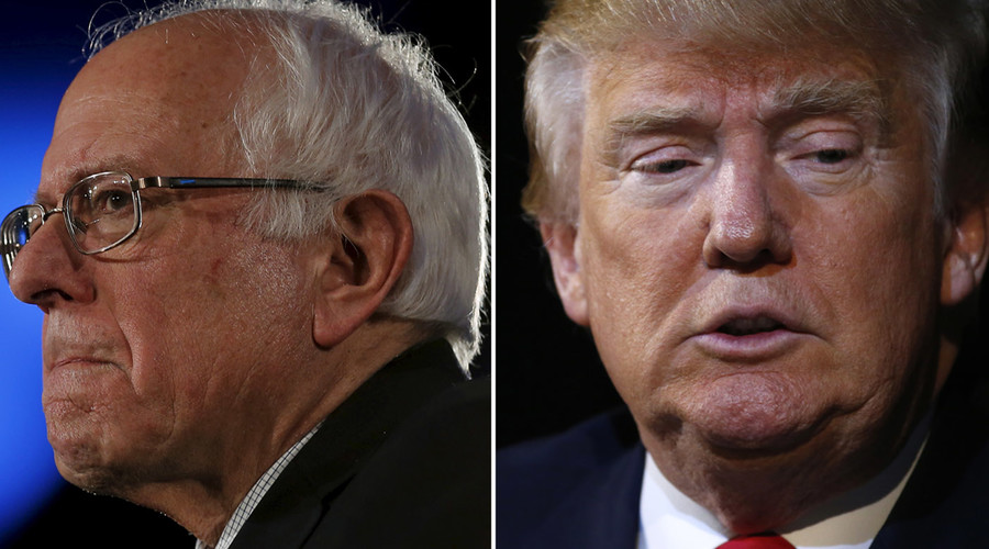 America’s political center crumbles as Sanders, Trump push outwards