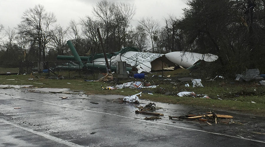 7 tornadoes slam South, killing 3, injuring at least 31