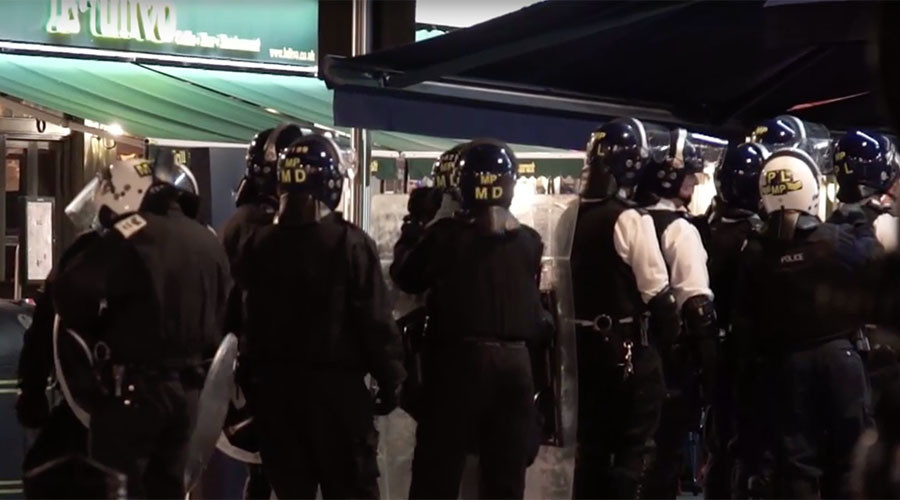 Man detained as hostage situation in central London restaurant ends