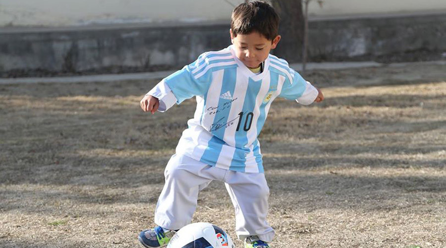 ‘Messi loves me’: Afghan ‘plastic bag jersey’ boy gets superstar’s shirt
