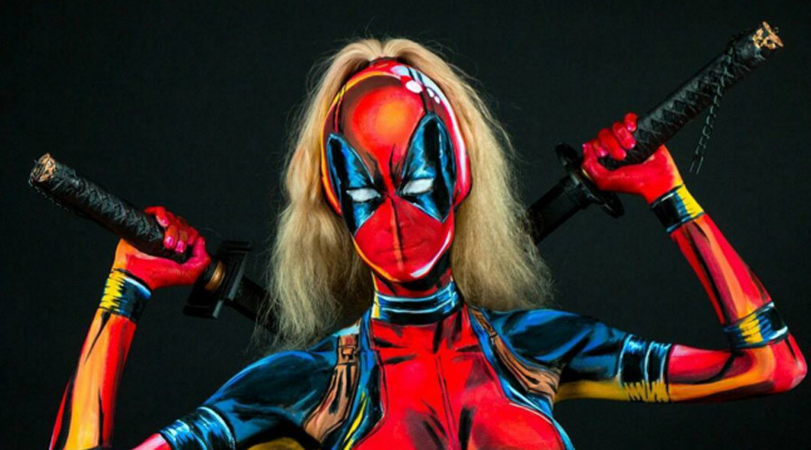 Wonder woman: Canadian designer morphs into superheroes with epic body art (VIDEOS)